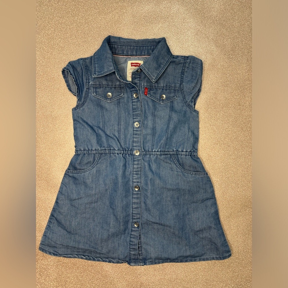 Levi’s Toddler girls denim dress 24 months